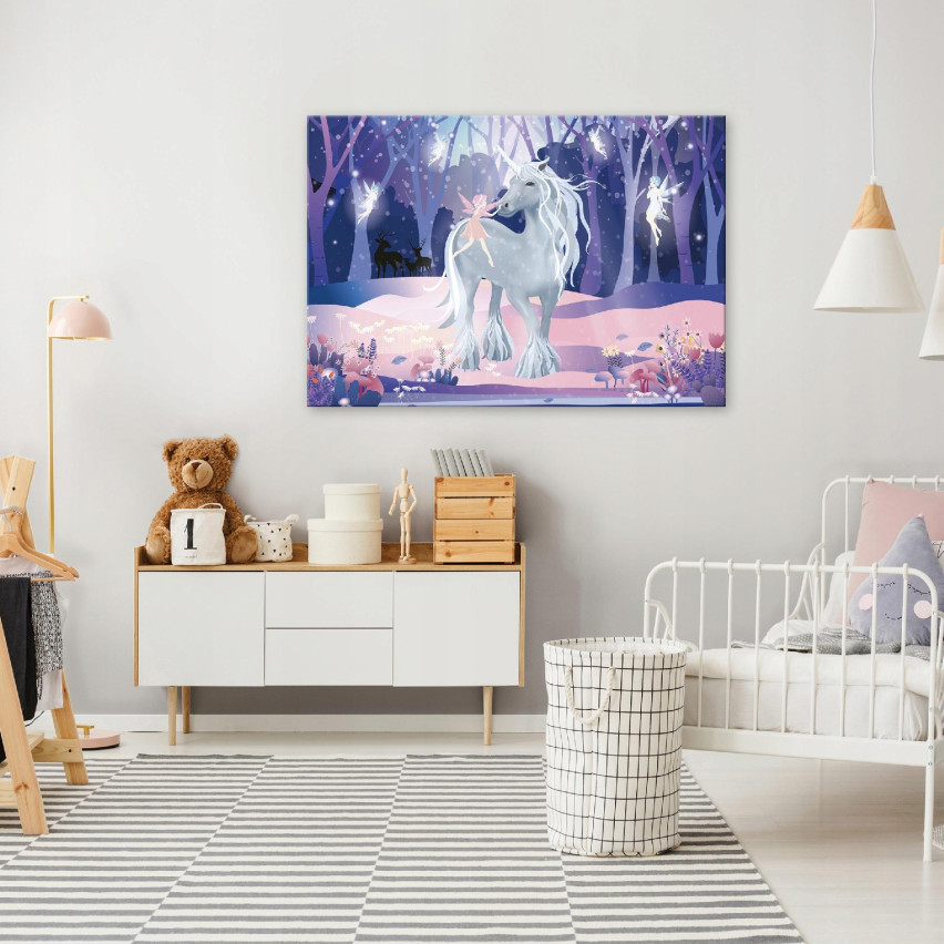 Image FOR CHILDREN'S ROOM Unicorn Canvas 120x80