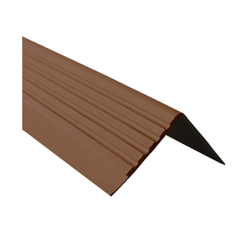 Nedrseči profil za stopnice 40x60mm, 150cm, rjav
