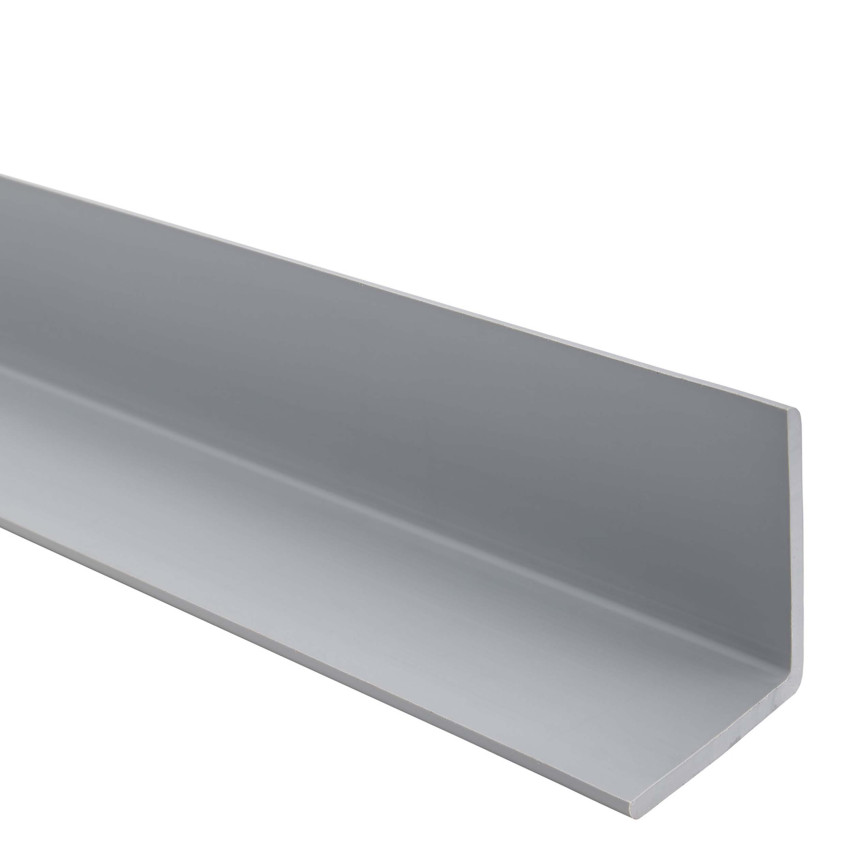 Profilo angolare in PVC tipo L listello di protezione, protezione per bordi KM, grigio
