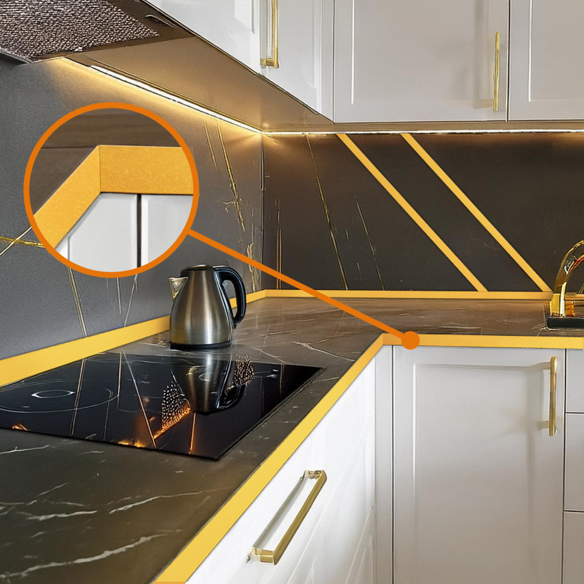 Пруток ПВХ жорсткий з клеєм, зелений, 10м