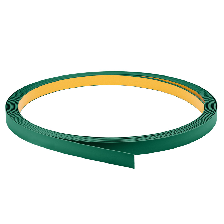 Пруток ПВХ жорсткий з клеєм, зелений, 10м