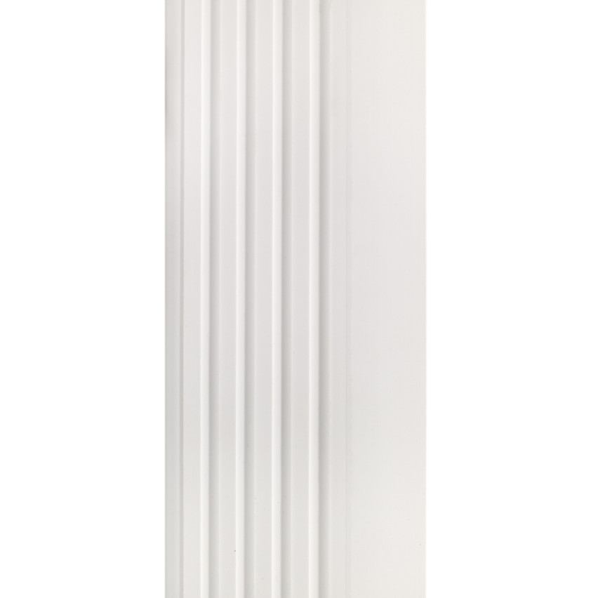Perfil antideslizante para escaleras PVC, 50x42 mm perfil peldaño escalera RGP, blanco, 150 cm