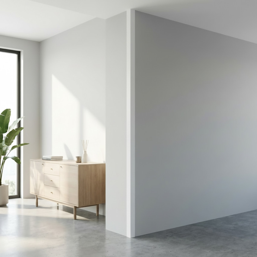 Quadrado duro de PVC decorativo, perfil em L, canto decorativo, KT, branco
