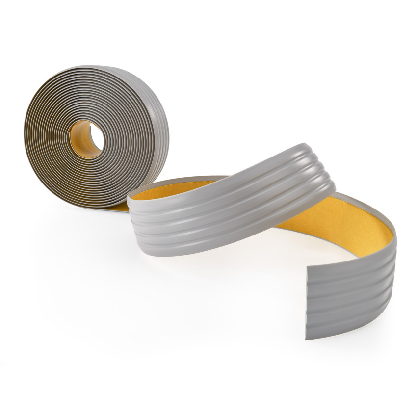 PVC liukuesteteippi itseliimautuva, liukuestekaistaleet portaisiin, liukuesteet, 5m, harmaa