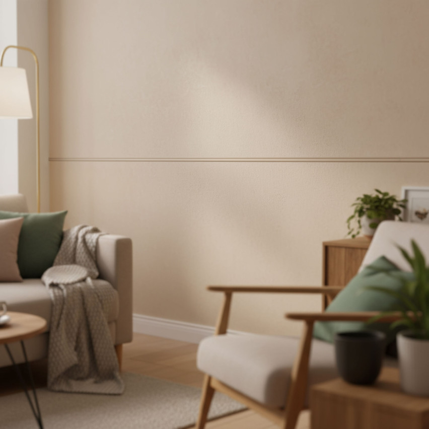 PVC ukončovacia a ochranná lišta na hrany, samolepiaca béžová 10/10 5m