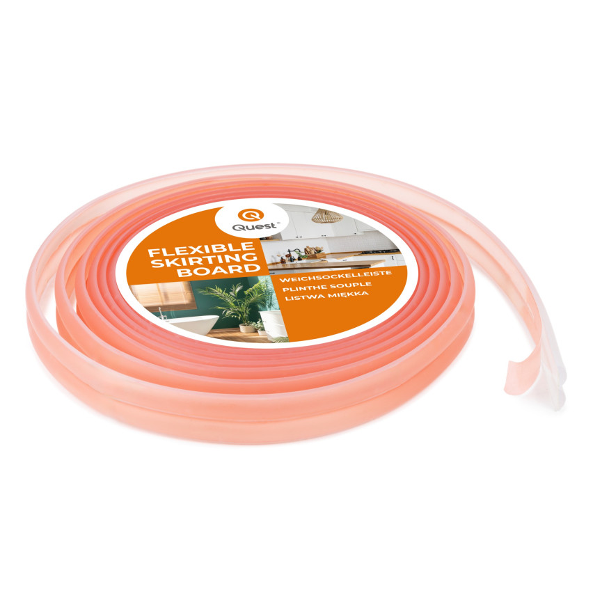 PVC těsnicí a ochranné pásky na hrany, samolepicí, průhledné 10/10 5m