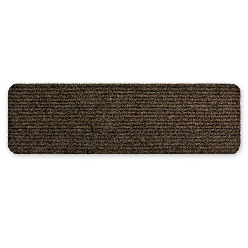 Zelfklevend trapkleed, antislip recht 76x20 cm, trapmat, bruin