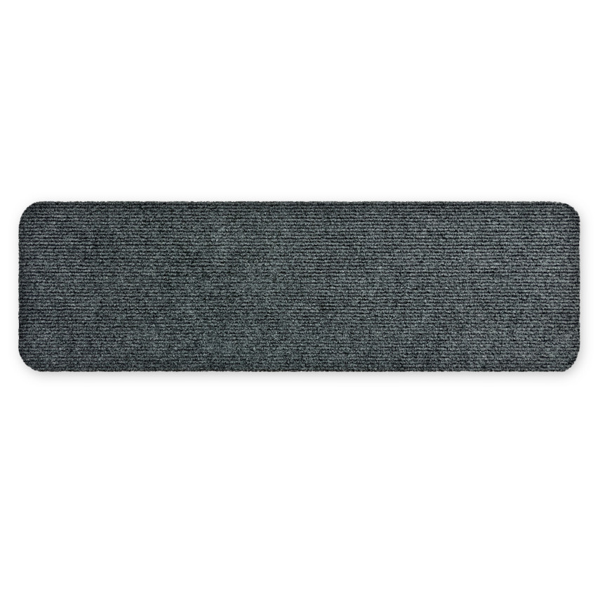 Zelfklevend trapkleed, antislip recht 76x20 cm, trapmat, grijs