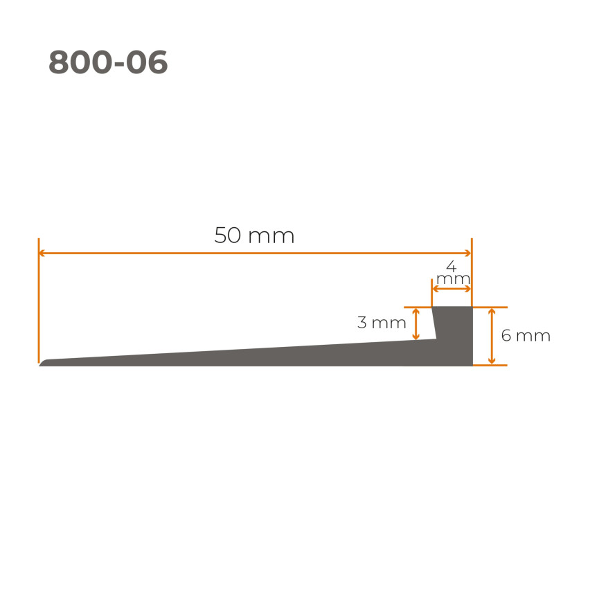 Jointing strip 6mm 800-06-700-200