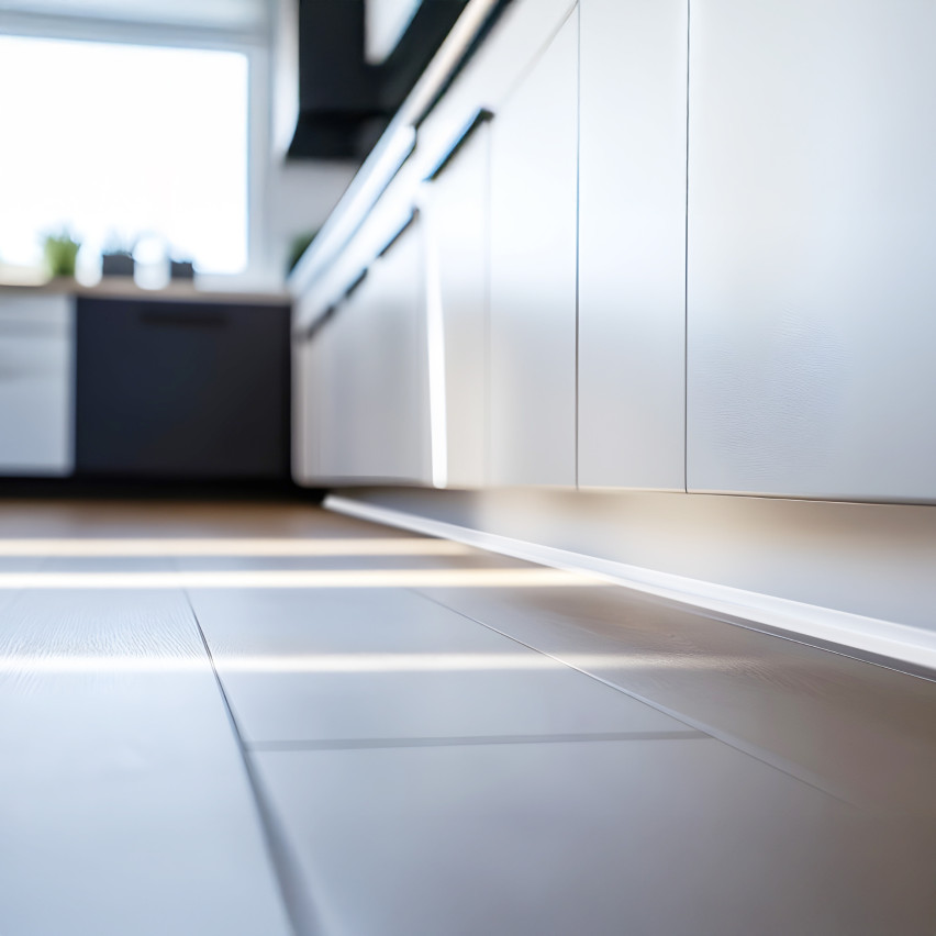 Mäkká samolepiaca lišta 10x10mm pre kuchyňu a kúpeľňu Ohýbanie PVC tesniacej pásky Páska na utesnenie spojov biela 5m