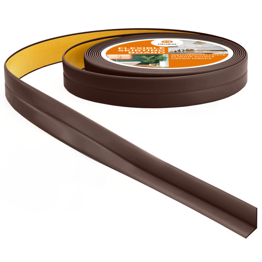 PVC samolepiaca montážna a ukončovacia páska na penovej páske 10/10, tmavohnedá 5m