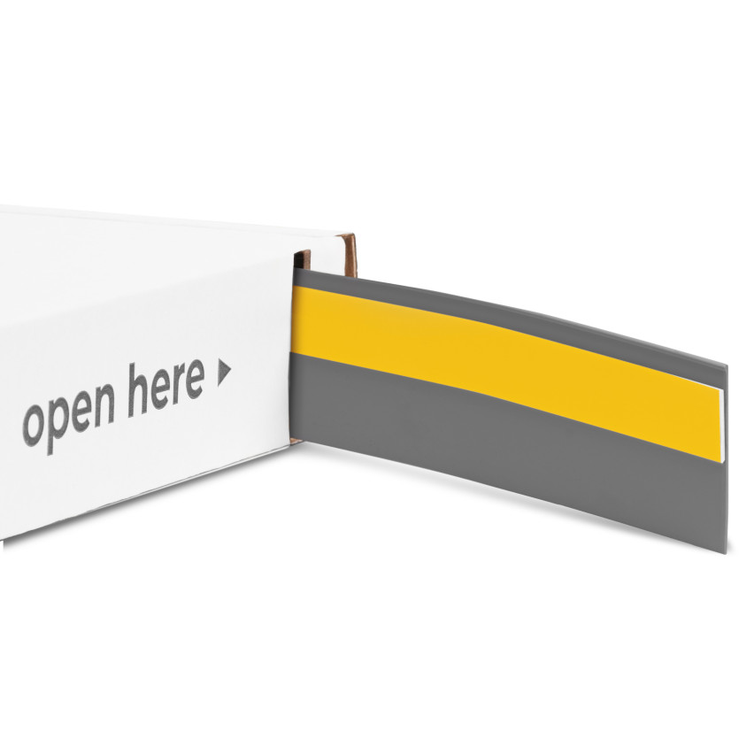 Krycí lišta na okno, samolepicí, antracit