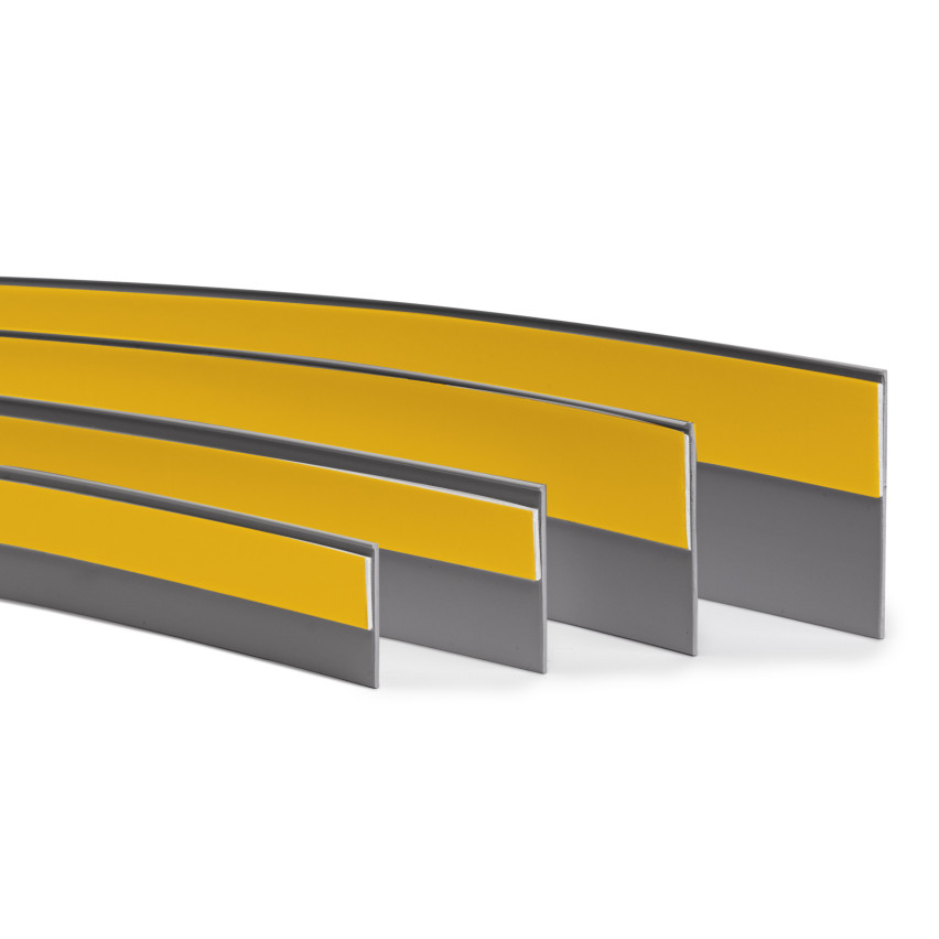 Krycí lišta na okno, samolepicí, antracit