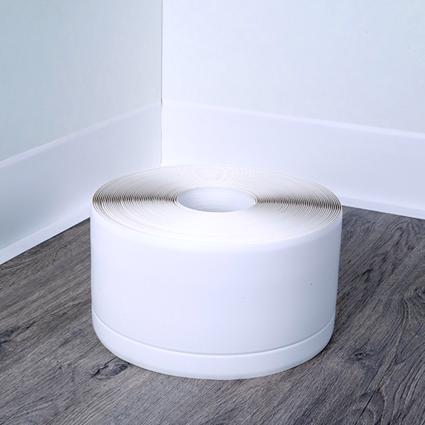 Skirting Board Self-Adhesive PVC 100x25mm White