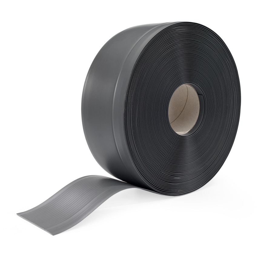 PVC 70x20mm skirting board dark grey
