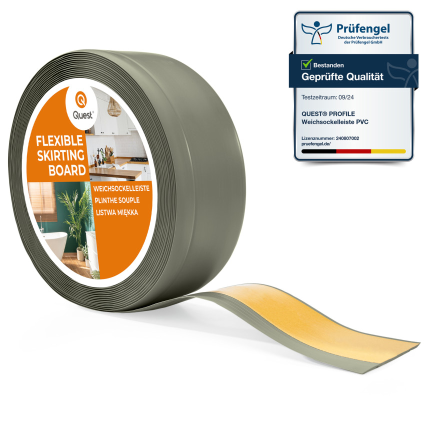 Samolepiaca lišta z PVC, 70x20 mm, olivová