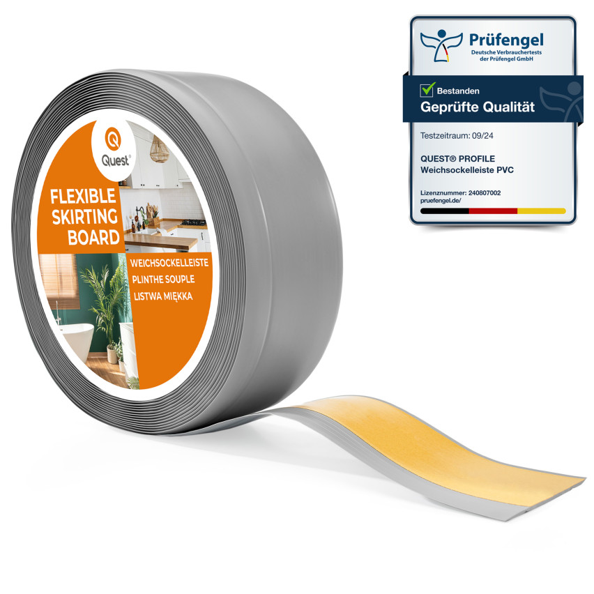 Skirting Board Self-Adhesive PVC 70x20mm Grey