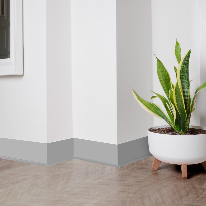 Skirting Board Self-Adhesive PVC 70x20mm Grey