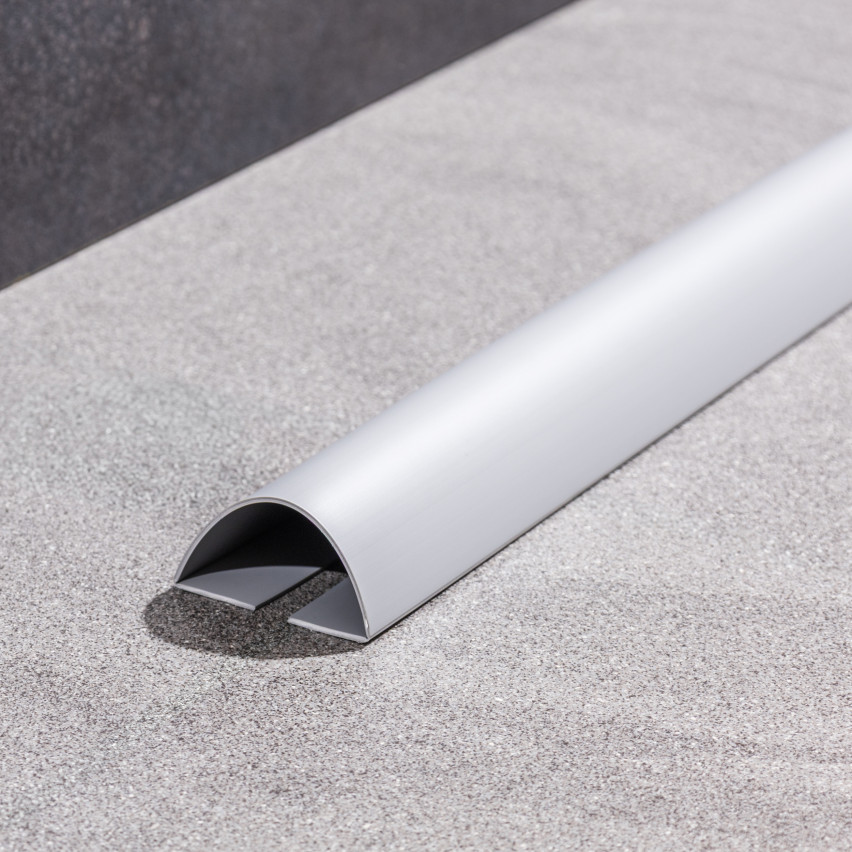 Battiscopa di finitura W1 in PVC 6 in 1 autoadesivo, coprente, battiscopa flessibile per pavimenti e pareti, nero