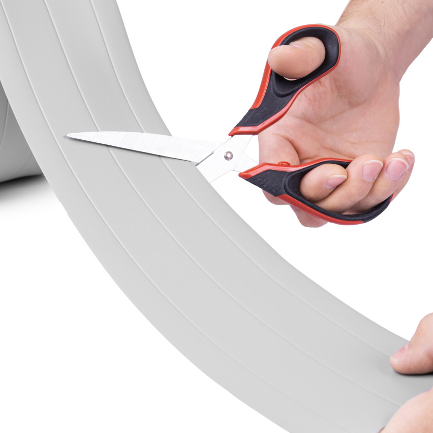 Multifunkčná lišta z PVC 4v1 – samolepiaci dokončovací panel, pieskový