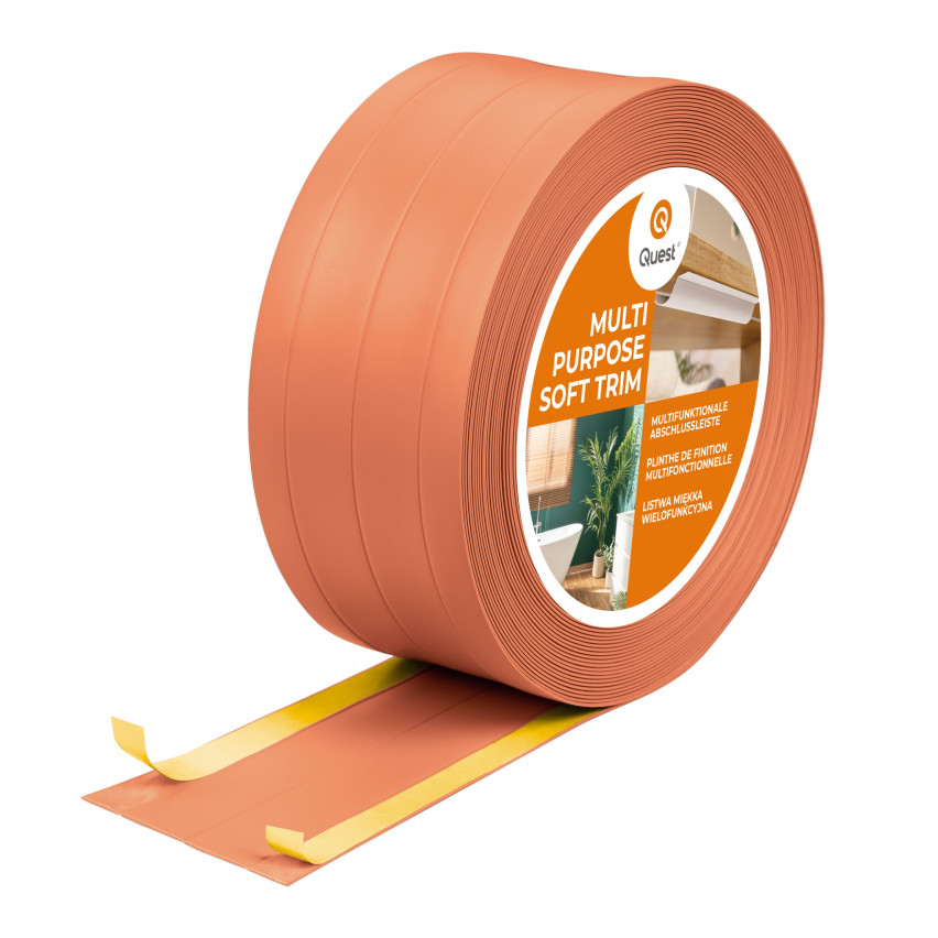 Multifunkčná lišta z PVC 4v1 – samolepiaci dokončovací panel, tehlový