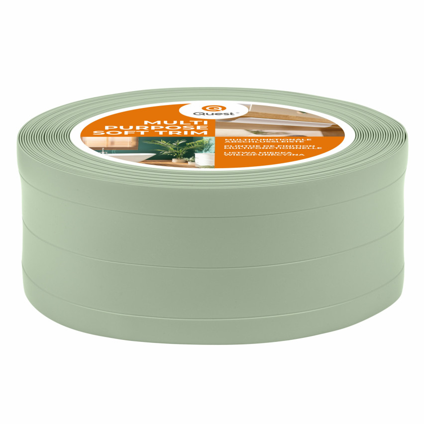 Multifunctionele PVC-Lijst 4in1 – Zelfklevend Afwerkpaneel, Lichtgroen