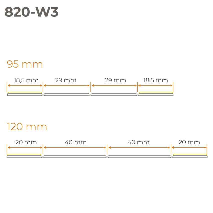 Multifunkčná lišta z PVC 4v1 – samolepiaci dokončovací panel, pieskový