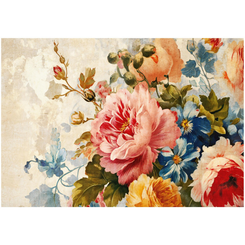 Carta da parati fiori su cemento grandi rose per la camera da letto carta da parati soggiorno 400x280