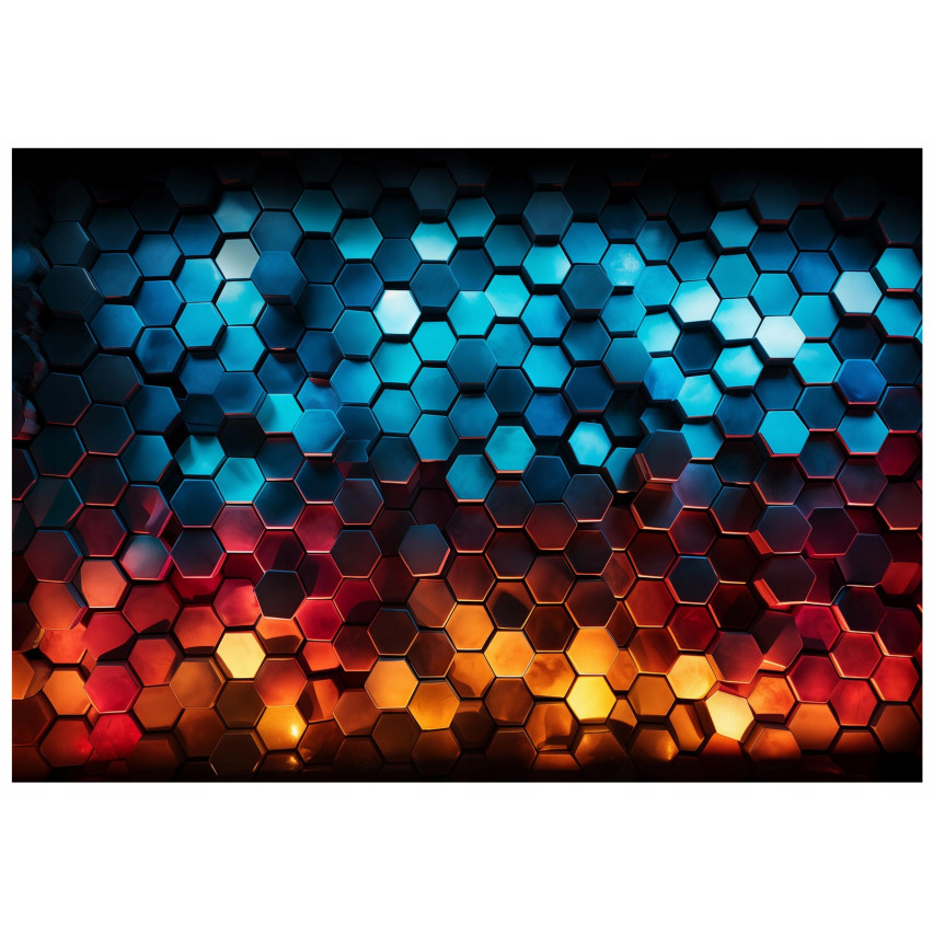 Fototapeta 350x250 pre chlapcov 3D HEXAGONS