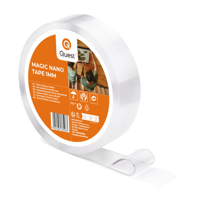 Oboustranná lepicí páska s nanogelem 30mm x 5 m