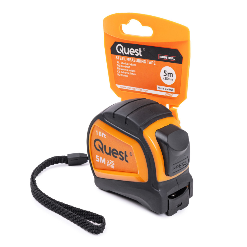 Svinovací meter, Merací pás s brzdou, 5 m