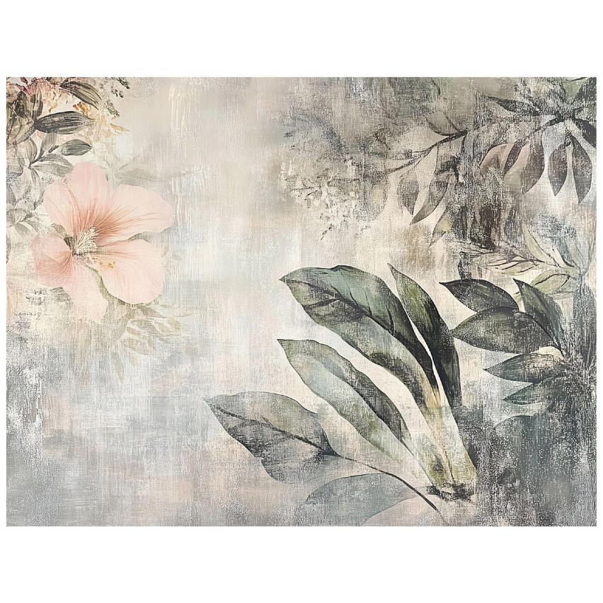 VINTAGE FLOWERS BETON BEDROOM Freska 150x105 15399