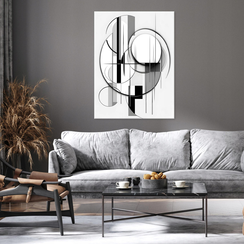 ABSTRACT MODERN FIGURES ON PANEL para a sala de estar quarto 60x40