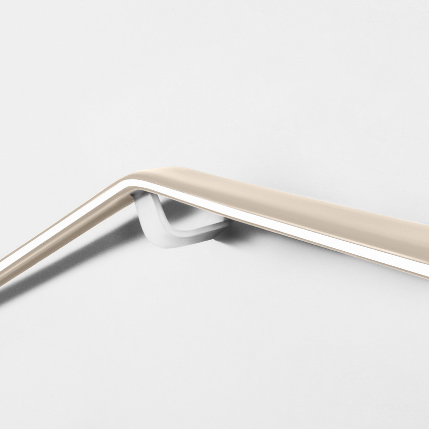 Ledstångsprofil PVC 40x8 mm, wit, trapleuningstrip, handrailprofiel, LUX