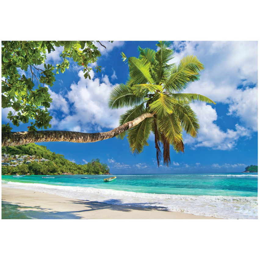 PHOTO wallpaper sea palm trees ocean bedroom living room wallpaper 300x210