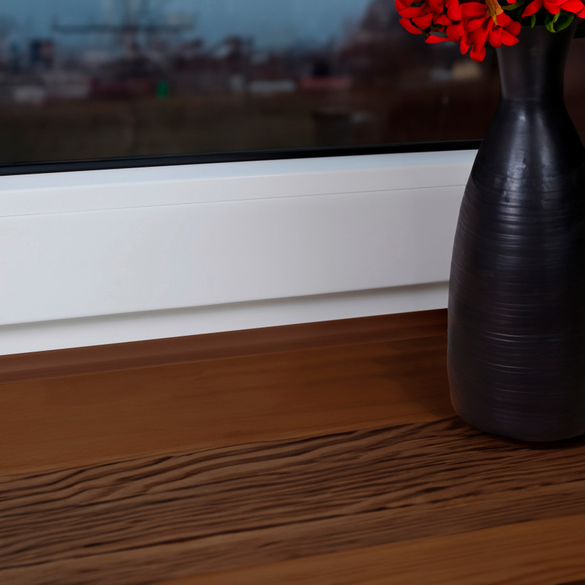 Mäkká samolepiaca lišta 10x10mm pre kuchyňu a kúpeľňu Ohýbanie PVC tesniacej pásky Páska na utesnenie spojov biela 5m