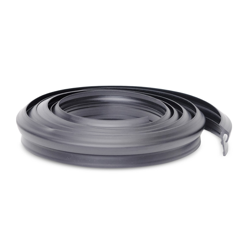 Vensterbankafdichting PVC, Afdichtingsprofiel, afdichtings strip, 1 m, grafiet