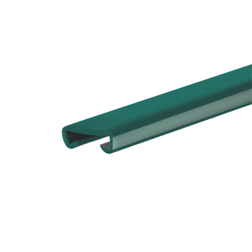 PVC handrail FOTO, railing, 40x8mm, green, 1m