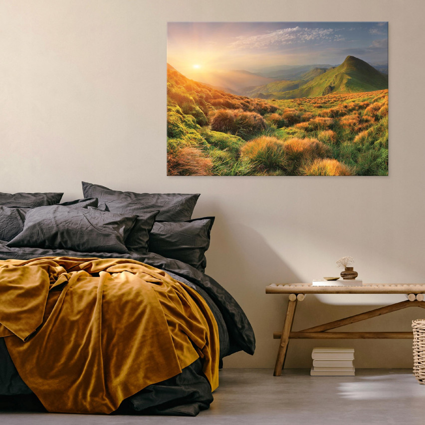 Image LANDSCAPE OF MOUNTAINS NATURE For Wall 100x70