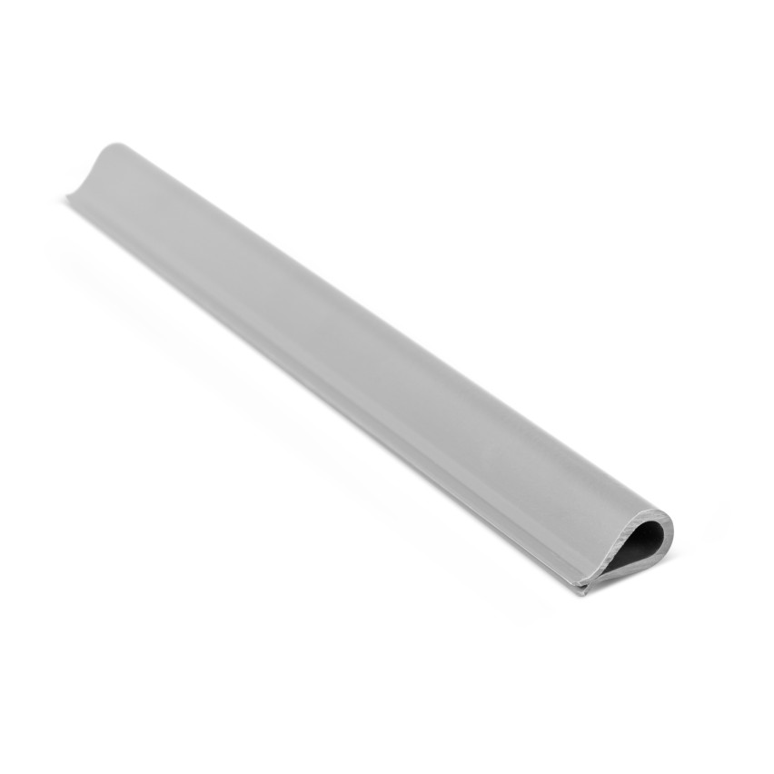 Skava paneļa lentes stiprināšanai - žoga lente, pelēka