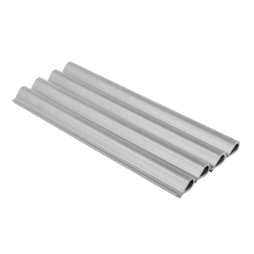 Skava paneļa lentes stiprināšanai - žoga lente, pelēka