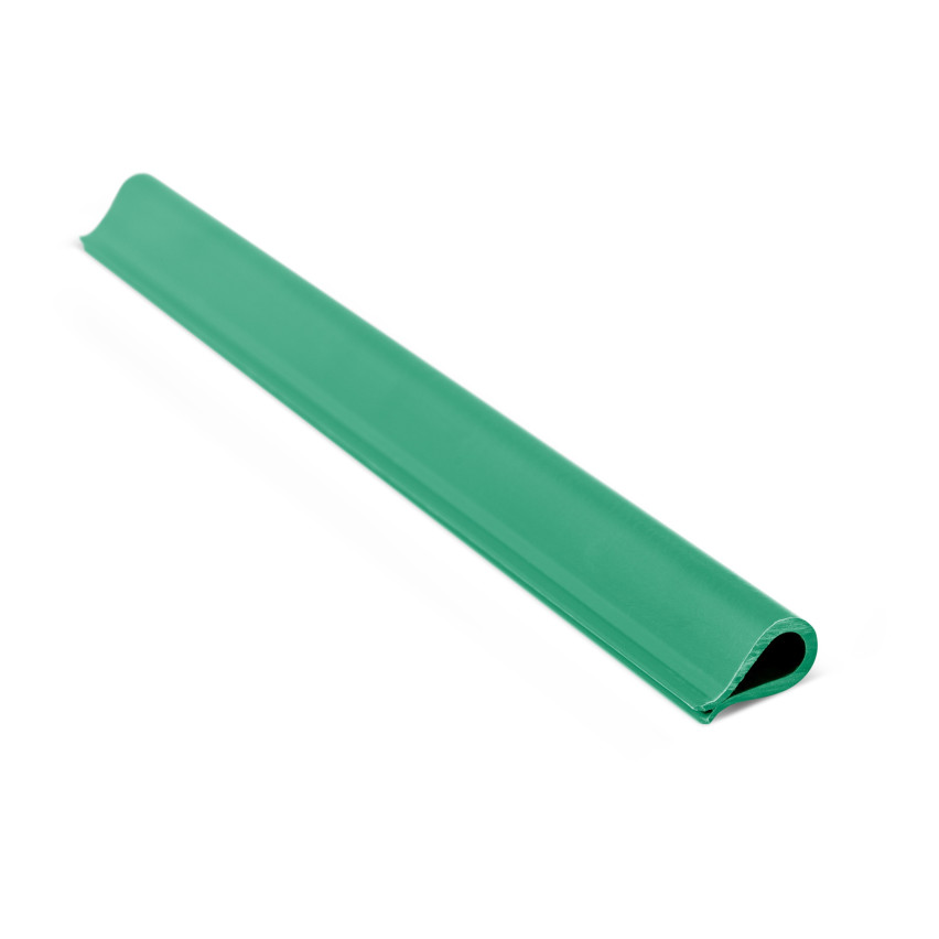 Clip for fixing panel strip - fence tape, green