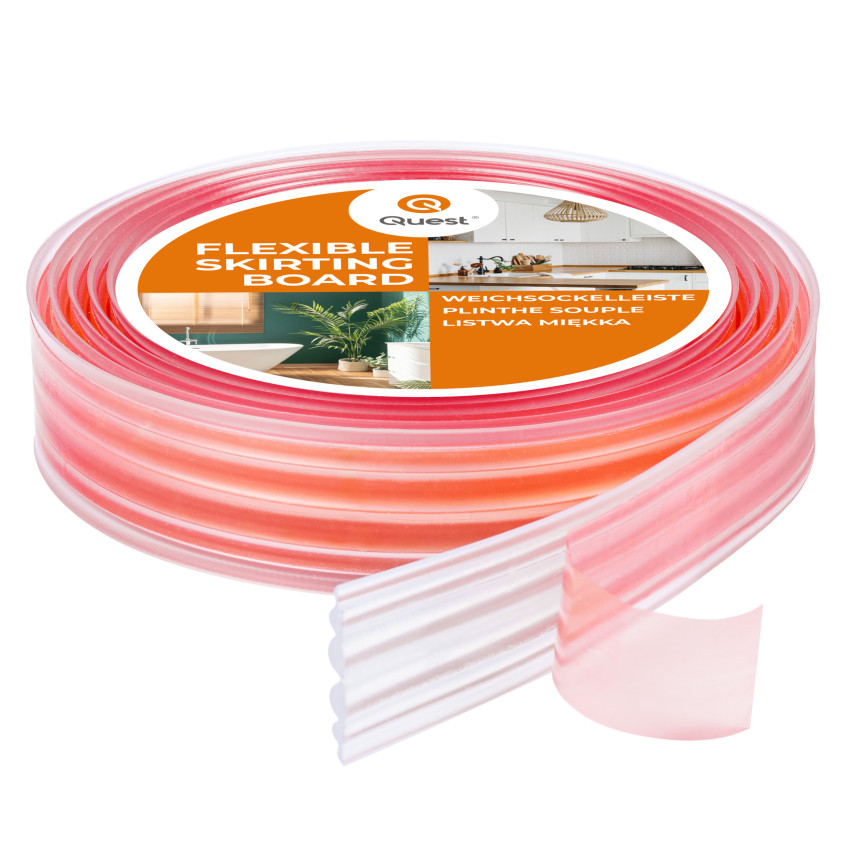 Protiskluzový ochranný pásek z PVC 40 mm, LAP2 transparentní, 5 m