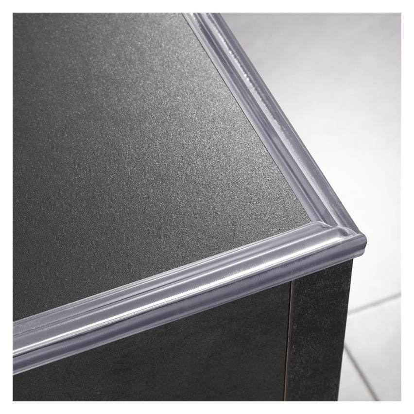 Protiskluzový ochranný pásek z PVC 40 mm, LAP2 transparentní, 5 m