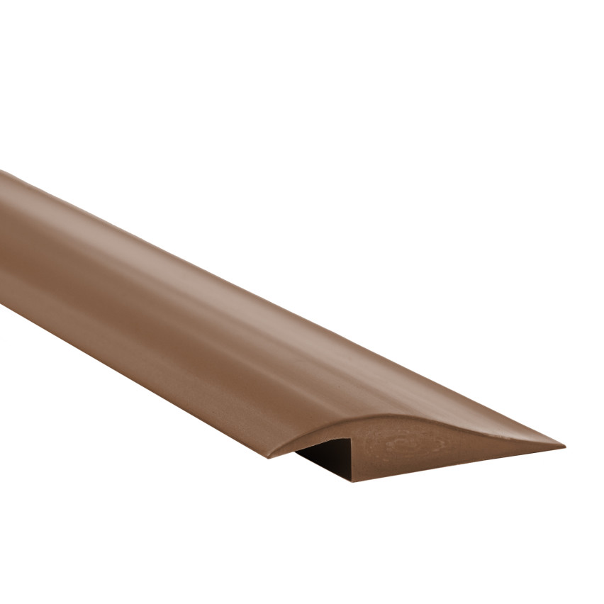 Εύκαμπτο προφίλ ράμπας PVC για πλακάκια, χαλιά, καφέ