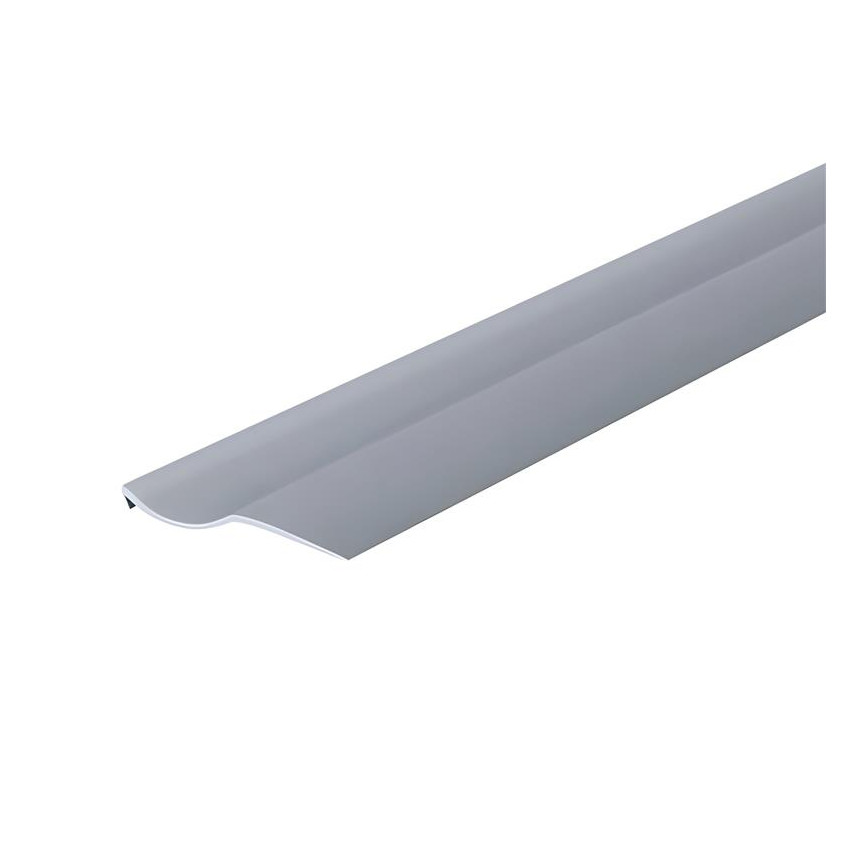PVC fence board for vertical installation - Gray