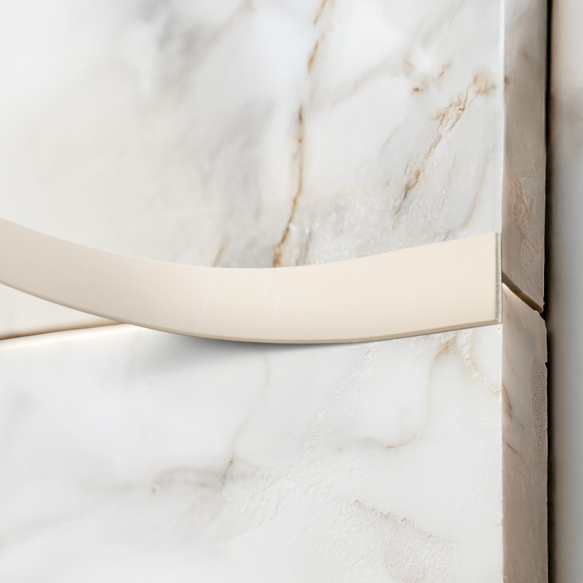 Barra plana autoadesiva dura de PVC tira plana flexível, PP, azul, 10 m