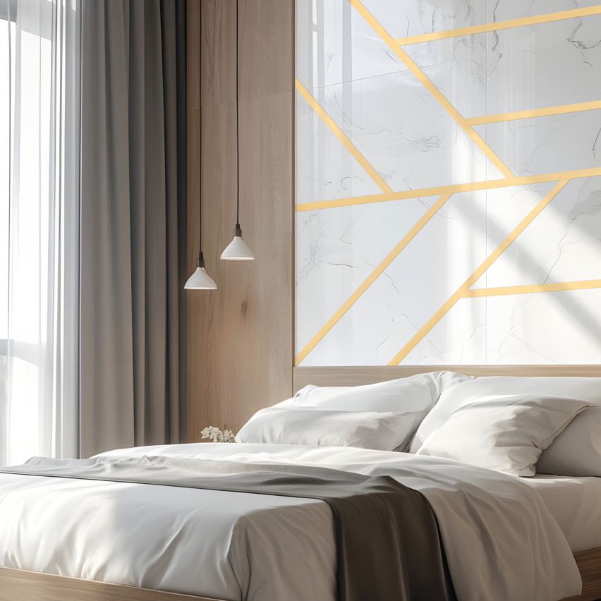 Barra plana autoadesiva dura de PVC tira plana flexível, PP, azul, 10 m