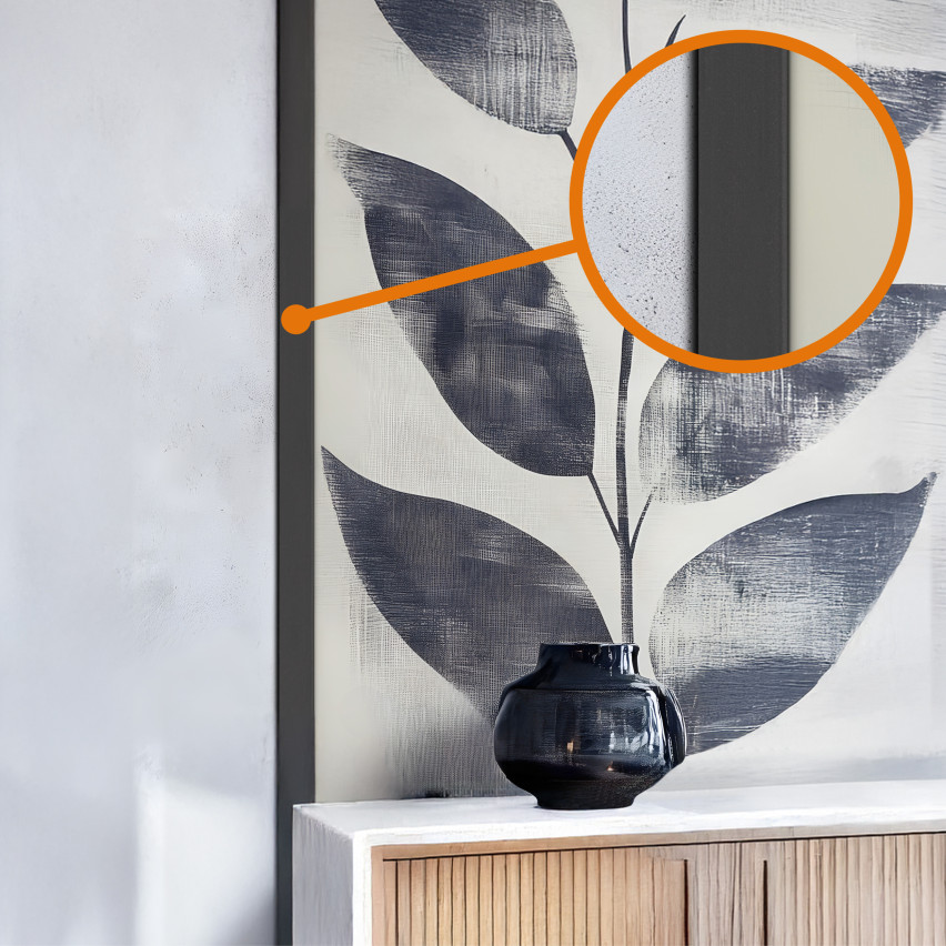 Plochá tyč z tvrdého PVC s lepidlem, hnědá, 10 m