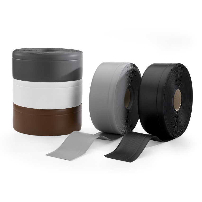 Plint van PVC, groen, zachte, flexibele plint